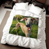 Sweatshirt Blanket – Plush Fleece Throw, 2 Size Options