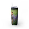 Skinny Tumbler with Straw – 20 oz Stainless Steel Cup
