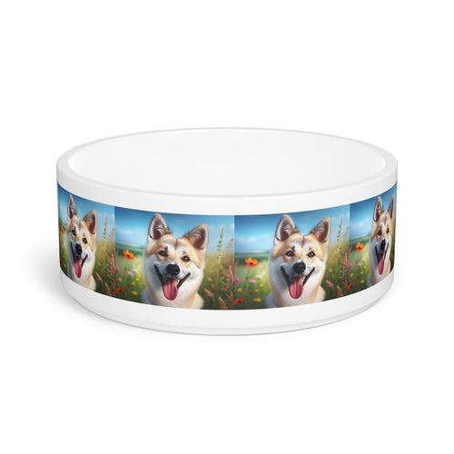 Ceramic Pet Bowl – 16 oz Dog Feeding Bowl