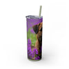 Skinny Tumbler with Straw – 20 oz Stainless Steel Cup