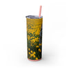 Skinny Tumbler with Straw – 20 oz Stainless Steel Cup