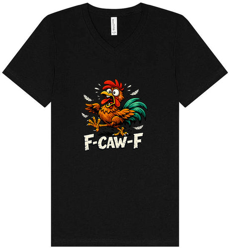 F-caw-f Unisex V-Neck Shirt
