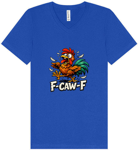 F-caw-f Unisex V-Neck Shirt