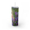 Skinny Tumbler with Straw – 20 oz Stainless Steel Cup