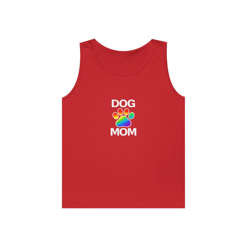 Pride Dog Mom Unisex Heavy Cotton Tank Top (9 Colors)