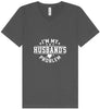 I'm My Husband's Problem Unisex V-Neck Shirt