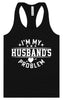 I'm My Husband's Problem Women's Racerback Tank