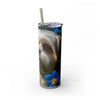 Skinny Tumbler with Straw – 20 oz Stainless Steel Cup
