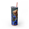 Skinny Tumbler with Straw – 20 oz Stainless Steel Cup
