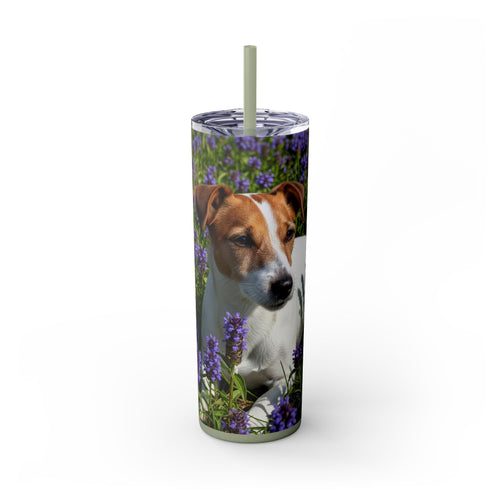Skinny Tumbler with Straw – 20 oz Stainless Steel Cup