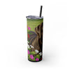 Skinny Tumbler with Straw – 20 oz Stainless Steel Cup