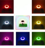 RGB round colorful solar lawn lights
