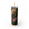 Skinny Tumbler with Straw – 20 oz Stainless Steel Cup