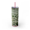 Skinny Tumbler with Straw – 20 oz Stainless Steel Cup