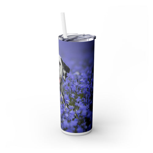 Skinny Tumbler with Straw – 20 oz Stainless Steel Cup