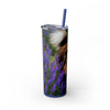 Skinny Tumbler with Straw – 20 oz Stainless Steel Cup
