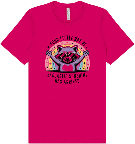Sarcastic Sunshine Adult Bella Canvas Shirt