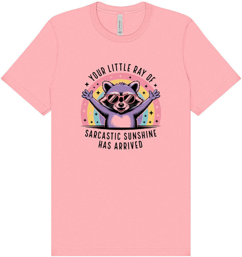 Sarcastic Sunshine Adult Bella Canvas Shirt