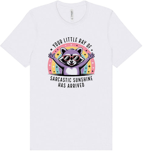 Sarcastic Sunshine Adult Bella Canvas Shirt