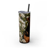 Skinny Tumbler with Straw – 20 oz Stainless Steel Cup