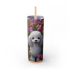 Skinny Tumbler with Straw – 20 oz Stainless Steel Cup
