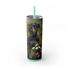 Skinny Tumbler with Straw – 20 oz Stainless Steel Cup