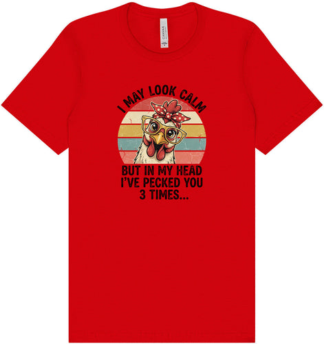 Pecked You in My Head Adult Bella Canvas Shirt