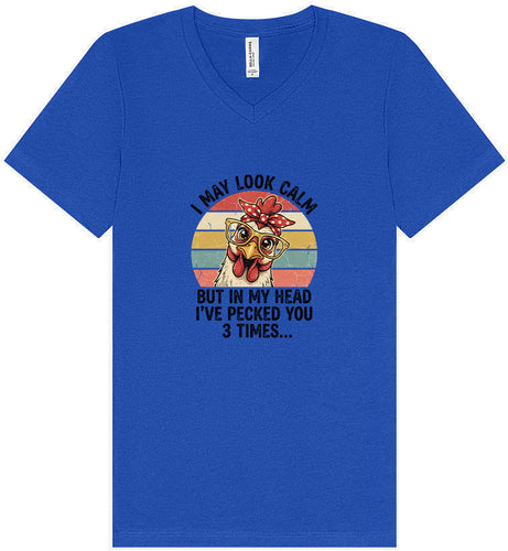 Pecked You in My Head Unisex V-Neck Shirt