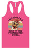 Pecked You in My Head Women's Racerback Tank