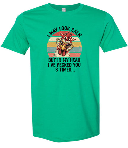 Pecked You in My Head Adult Gildan Soft Shirt