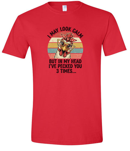 Pecked You in My Head Adult Gildan Soft Shirt