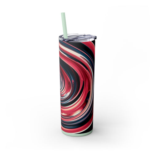 Skinny Tumbler with Straw – 20 oz Stainless Steel Cup