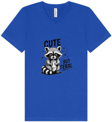 Cute but Feral Unisex V-Neck Shirt