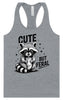 Cute but Feral Women's Racerback Tank