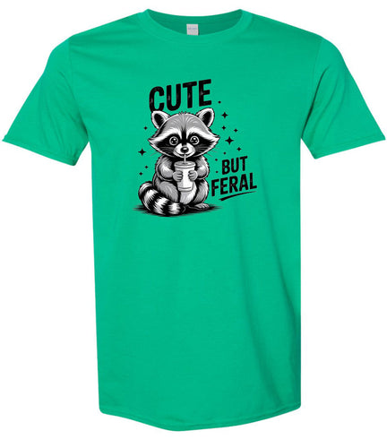 Cute but Feral Adult Gildan Soft Shirt