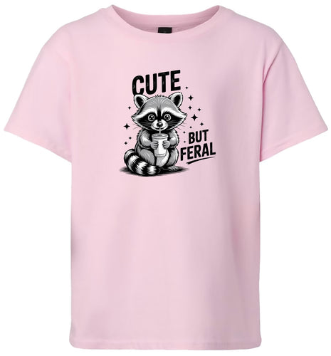 Cute but Feral Children's Gildan Soft Shirt
