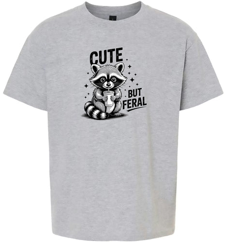 Cute but Feral Children's Gildan Soft Shirt