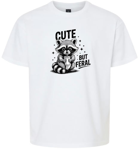 Cute but Feral Children's Gildan Soft Shirt