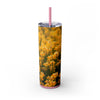 Skinny Tumbler with Straw – 20 oz Stainless Steel Cup