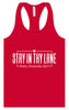 Stay in Thy Lane Women's Racerback Tank