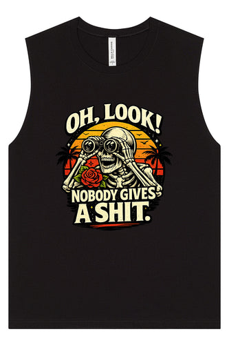 Oh Look! Nobody Gives a Shit! Muscle Tank