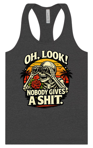 Oh Look! Nobody Gives a Shit! Women's Racerback Tank