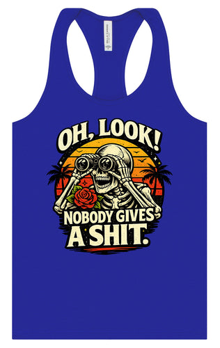 Oh Look! Nobody Gives a Shit! Women's Racerback Tank