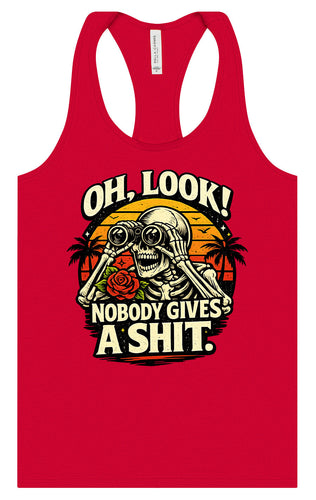 Oh Look! Nobody Gives a Shit! Women's Racerback Tank