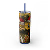 Skinny Tumbler with Straw – 20 oz Stainless Steel Cup