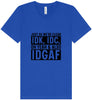IDK, IDC, IDGAF Unisex V-Neck Shirt