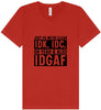 IDK, IDC, IDGAF Unisex V-Neck Shirt