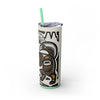 Skinny Tumbler with Straw – 20 oz Stainless Steel Cup