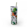 Skinny Tumbler with Straw – 20 oz Stainless Steel Cup