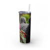Skinny Tumbler with Straw – 20 oz Stainless Steel Cup